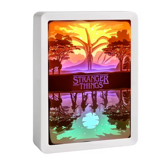 Lámpara LED Decorativa 3D de Capas de Papel