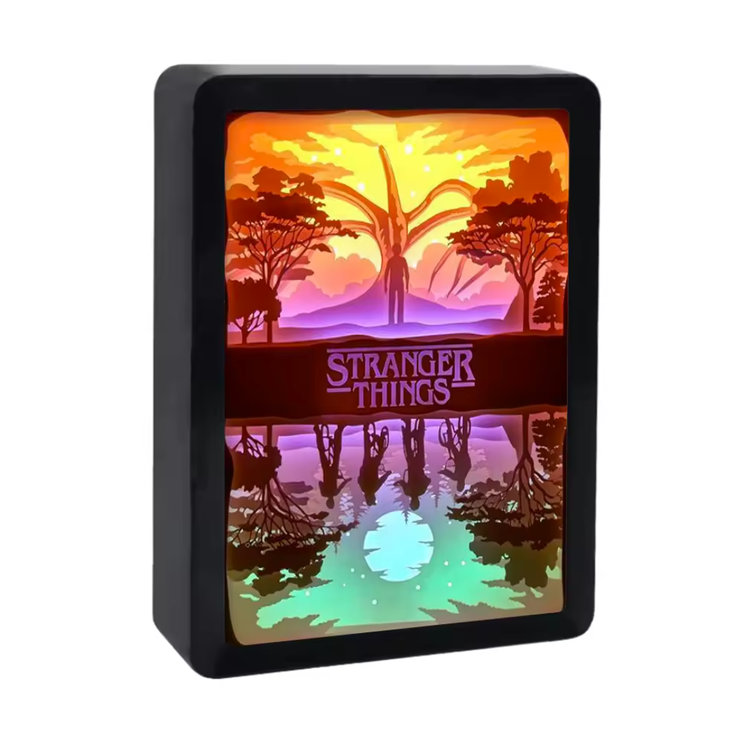 Lámpara LED Decorativa 3D de Capas de Papel