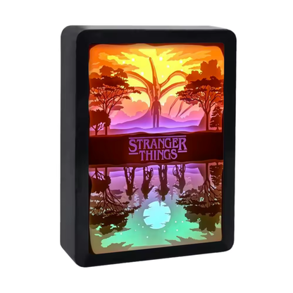 Lámpara LED Decorativa 3D de Capas de Papel